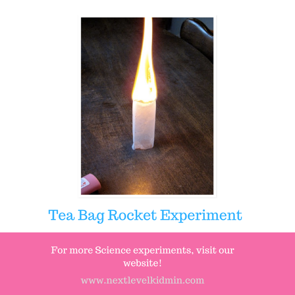 tea bag rocket experiment worksheet